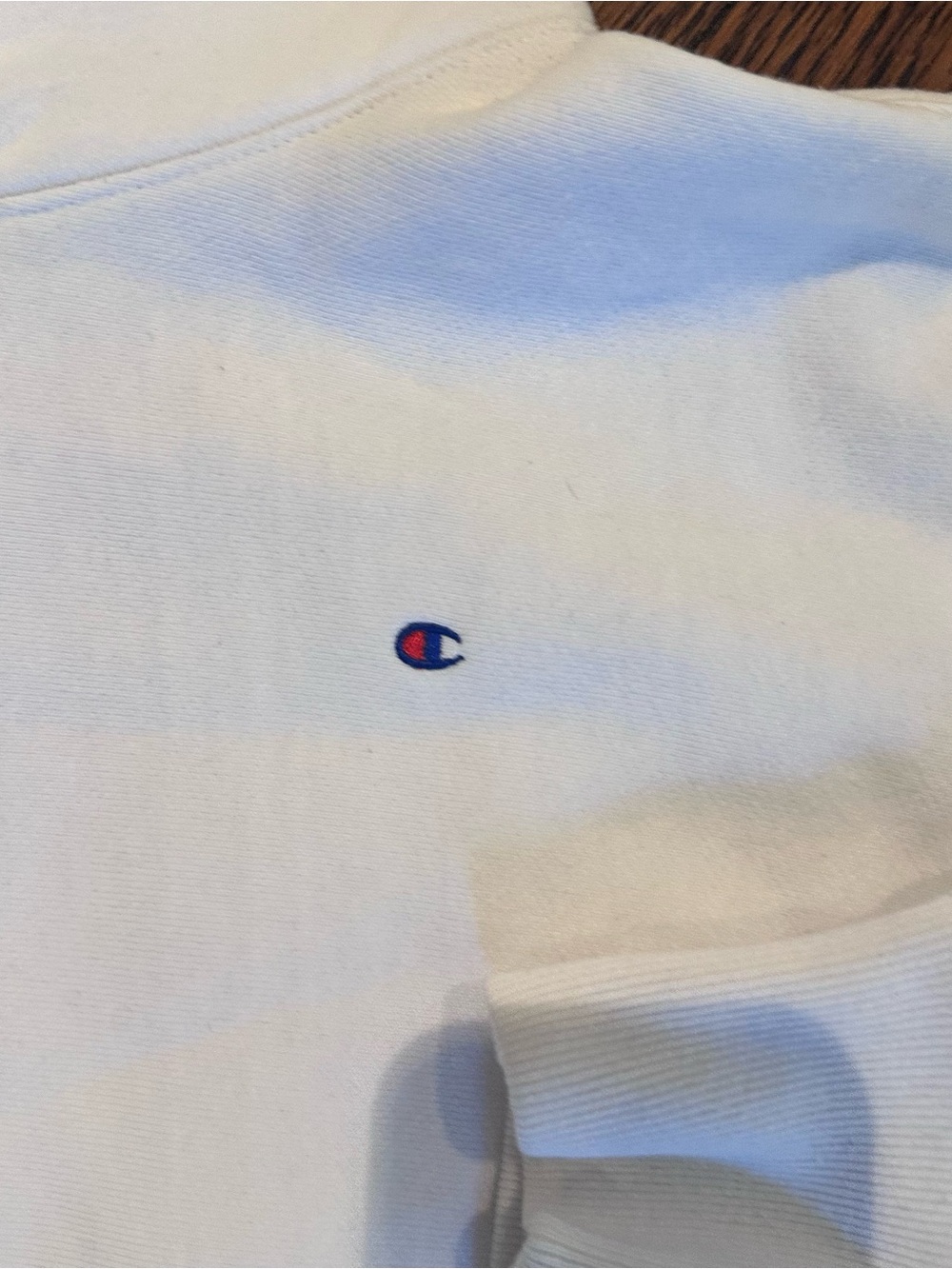 Champion Reverse Weave Snap Hood Hoodie White L - Picture 2 of 6